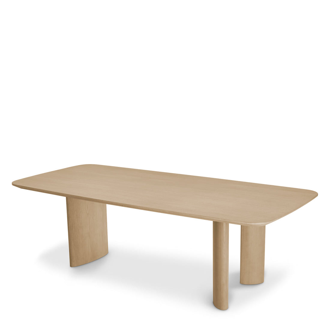 Dining Table Harmonie S Natural Oak Veneer Tables Eichholtz
