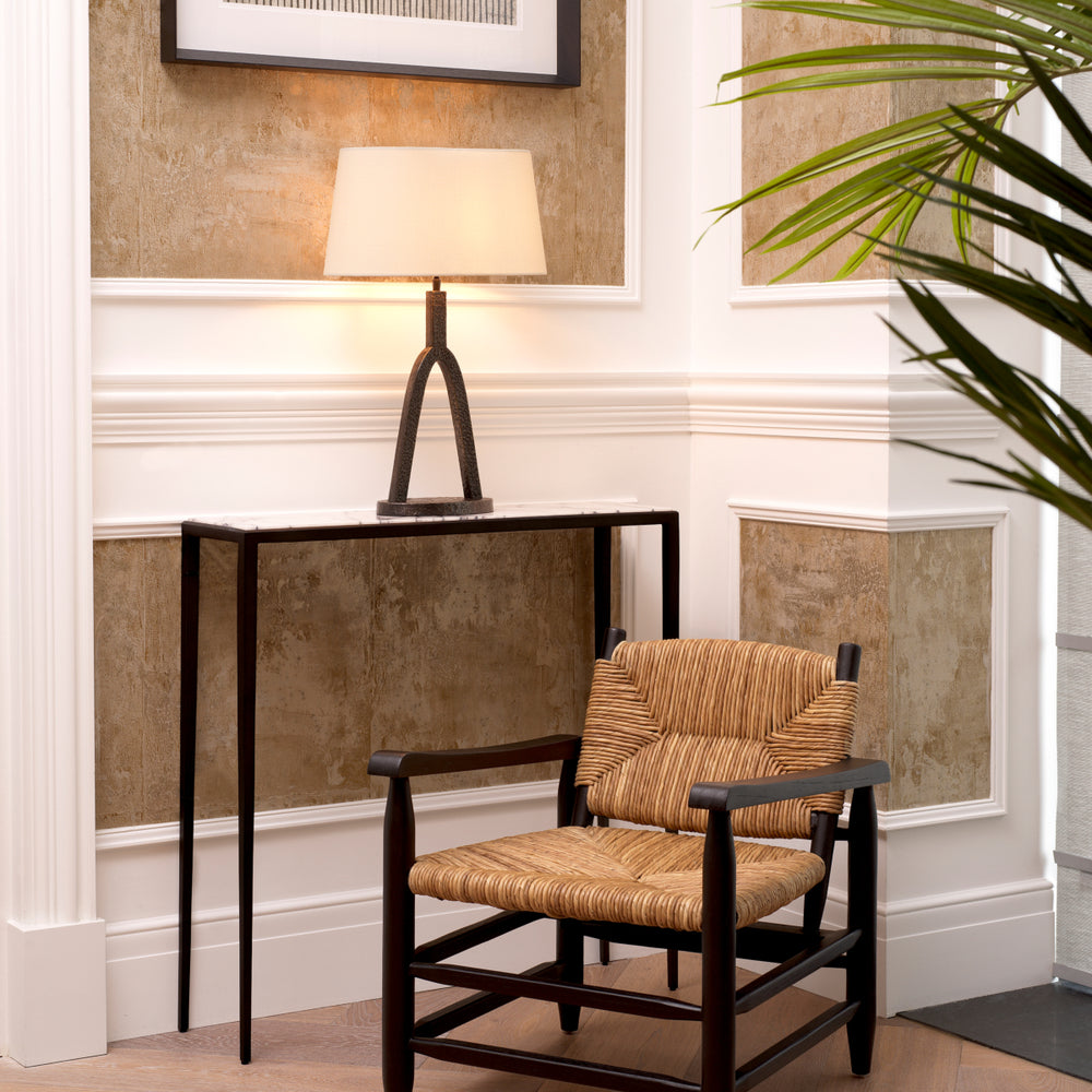 Chair Elliott Classic Black Finish Chairs Eichholtz