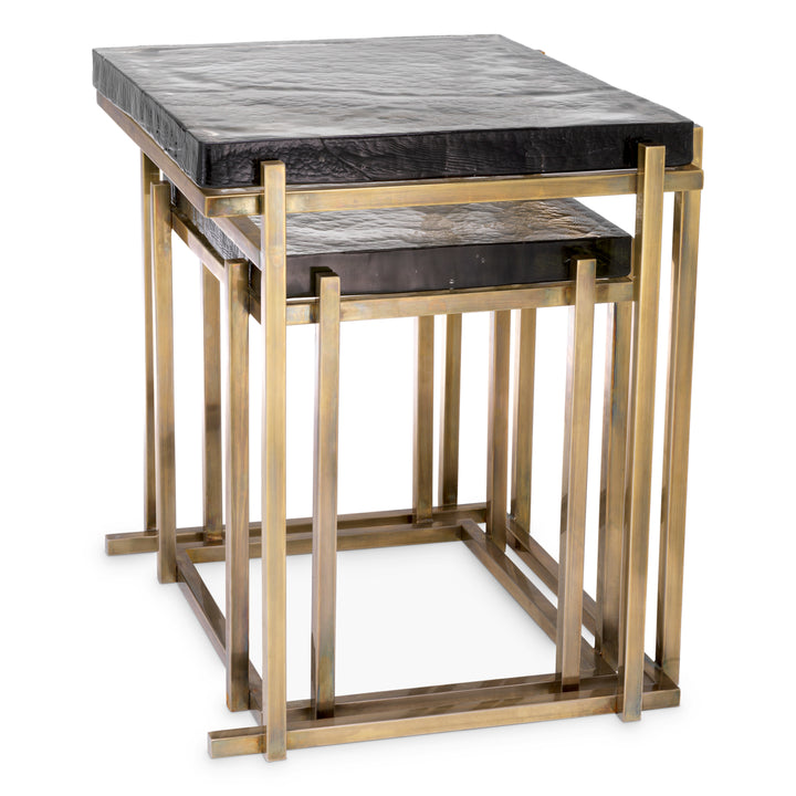 Side Table Niemeyer Set Of 2 Furniture Eichholtz