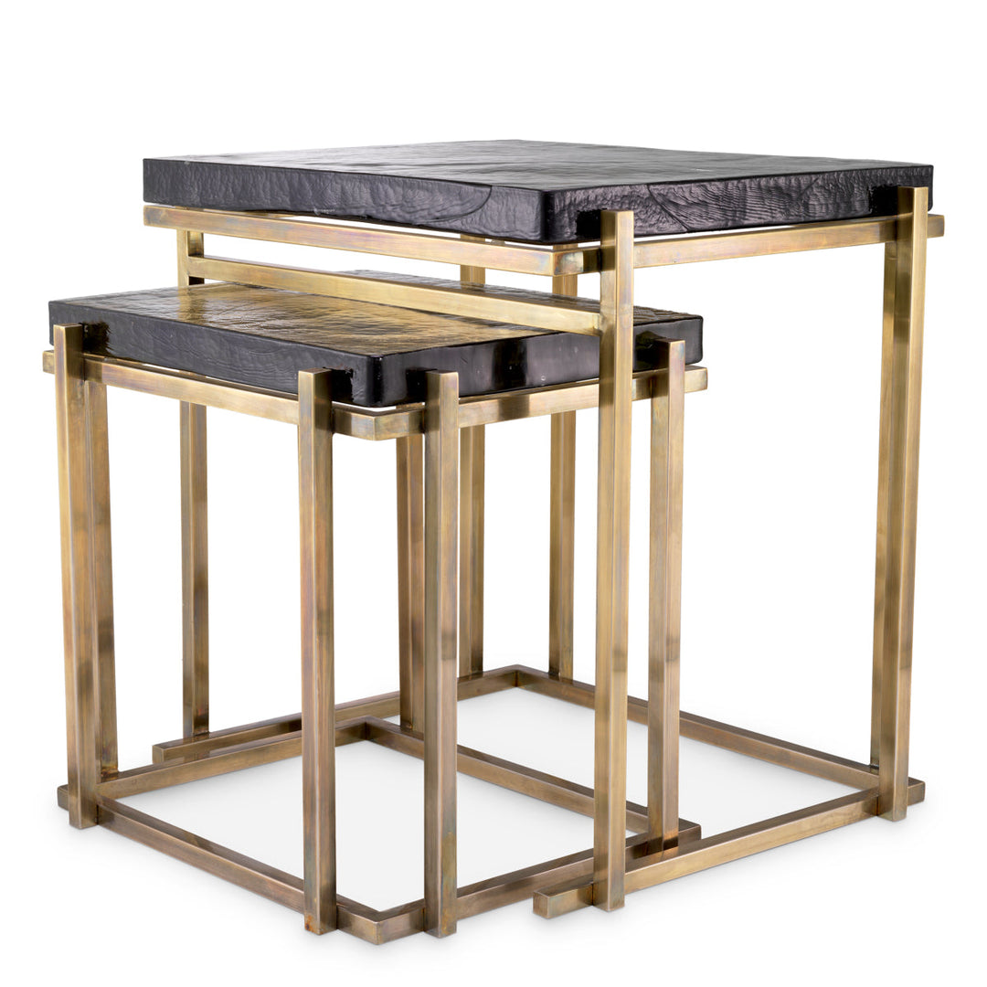 Side Table Niemeyer Set Of 2 Furniture Eichholtz
