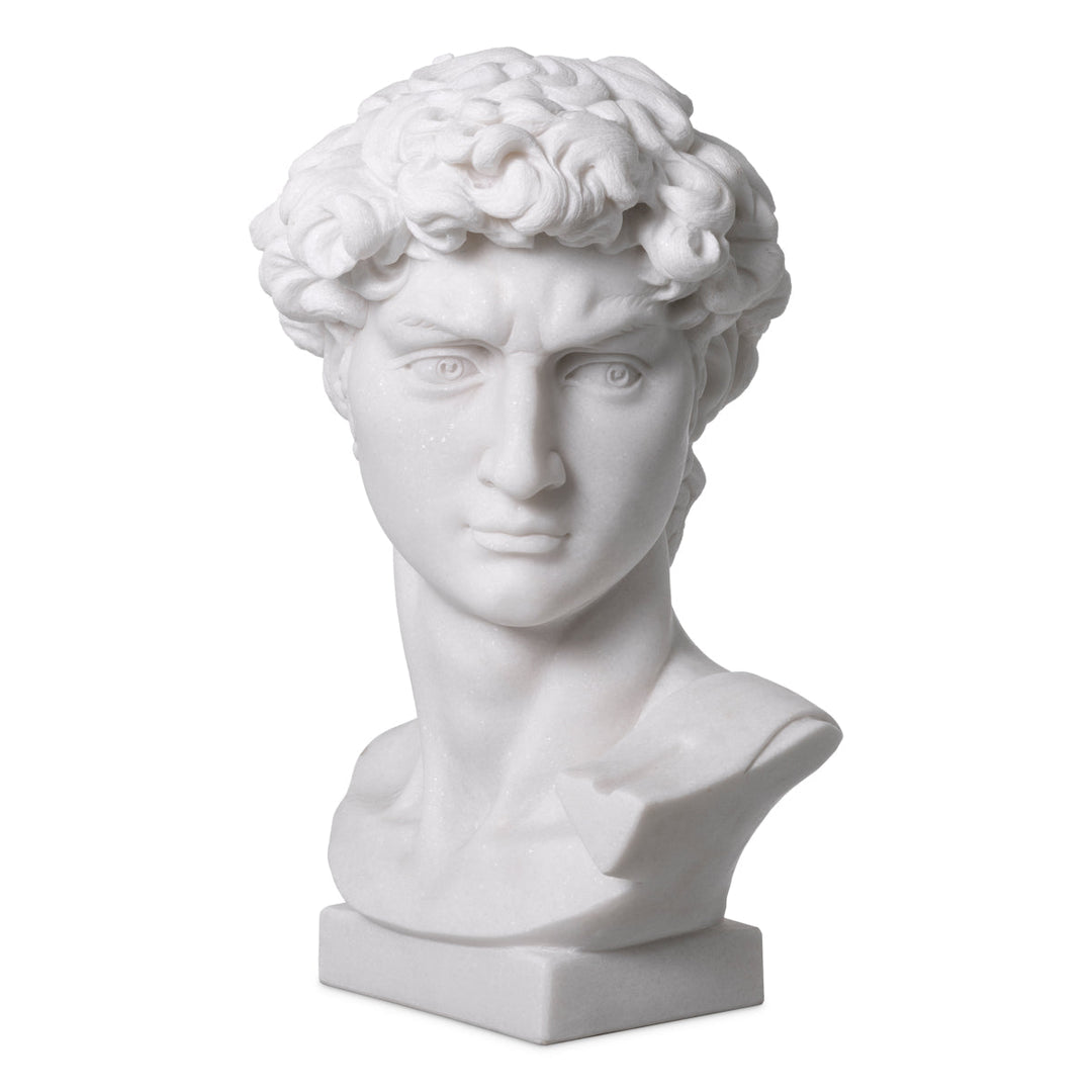 Head David White Marble Accessories Eichholtz