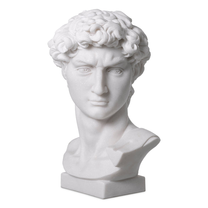 Head David White Marble Accessories Eichholtz