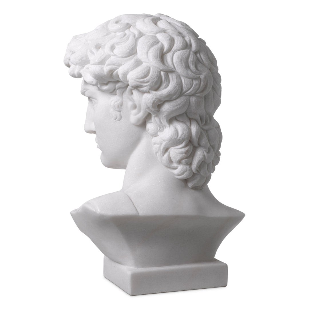 Head David White Marble Accessories Eichholtz