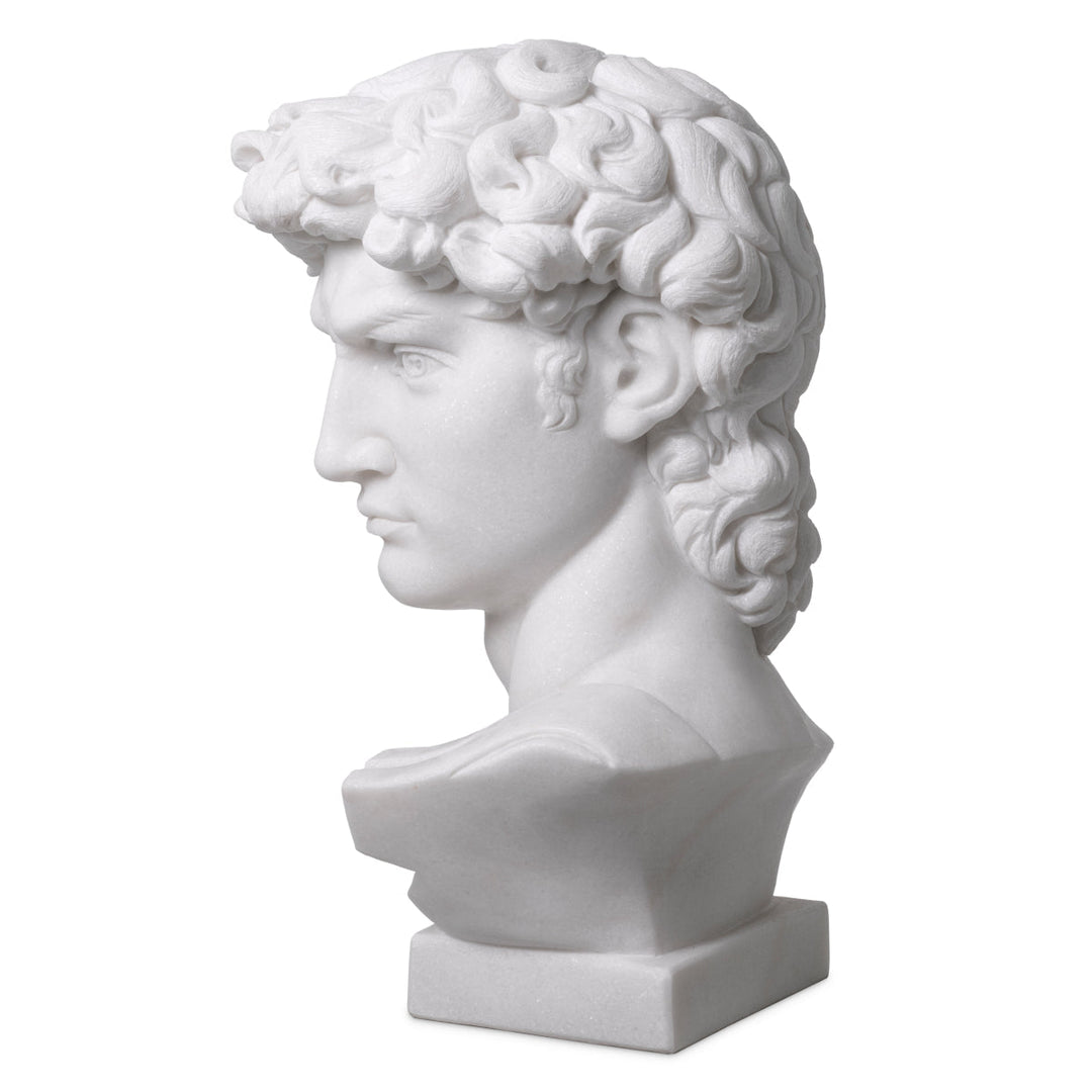 Head David White Marble Accessories Eichholtz