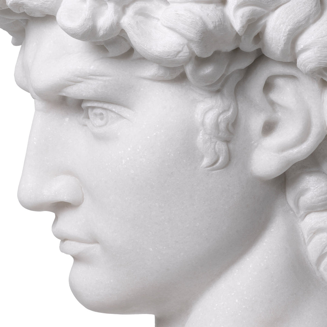 Head David White Marble Accessories Eichholtz