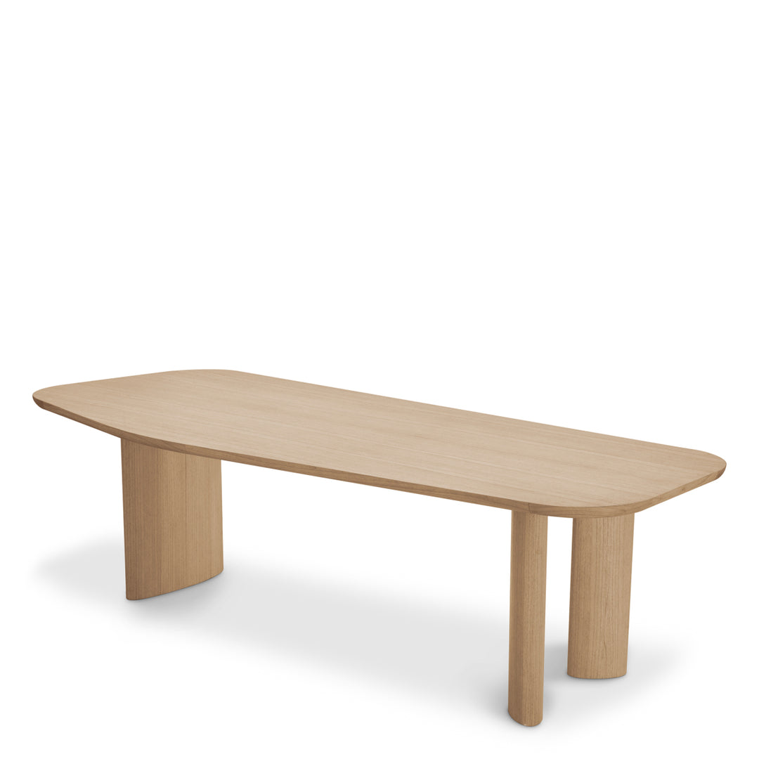 Dining Table Flemings Natural Oak Veneer Tables Eichholtz