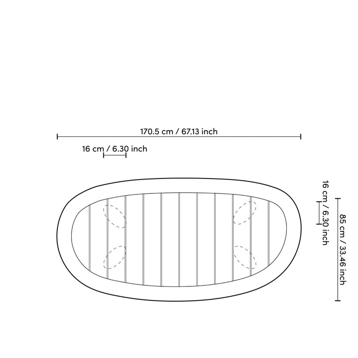 Outdoor Coffee Table Free Form Outdoor Eichholtz