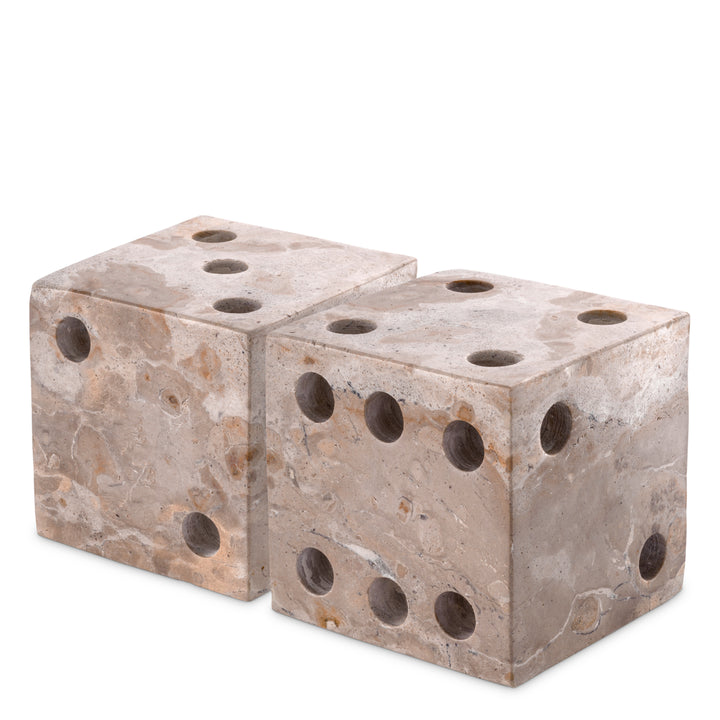 Desk Accessory Visa Set Of 2 Brown Marble Accessories Eichholtz