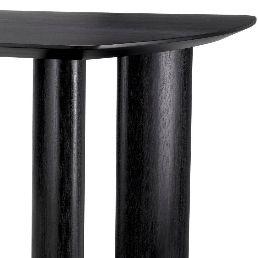 Dining Table Bergman S Charcoal Grey Oak Veneer Furniture Eichholtz