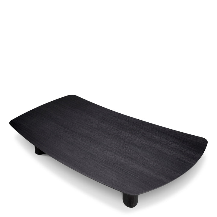 Coffee Table Bergman Charcoal Grey Oak Veneer Tables Eichholtz