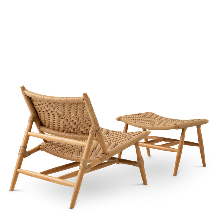 Outdoor Chair And Foot Stool Laroc Outdoor Eichholtz