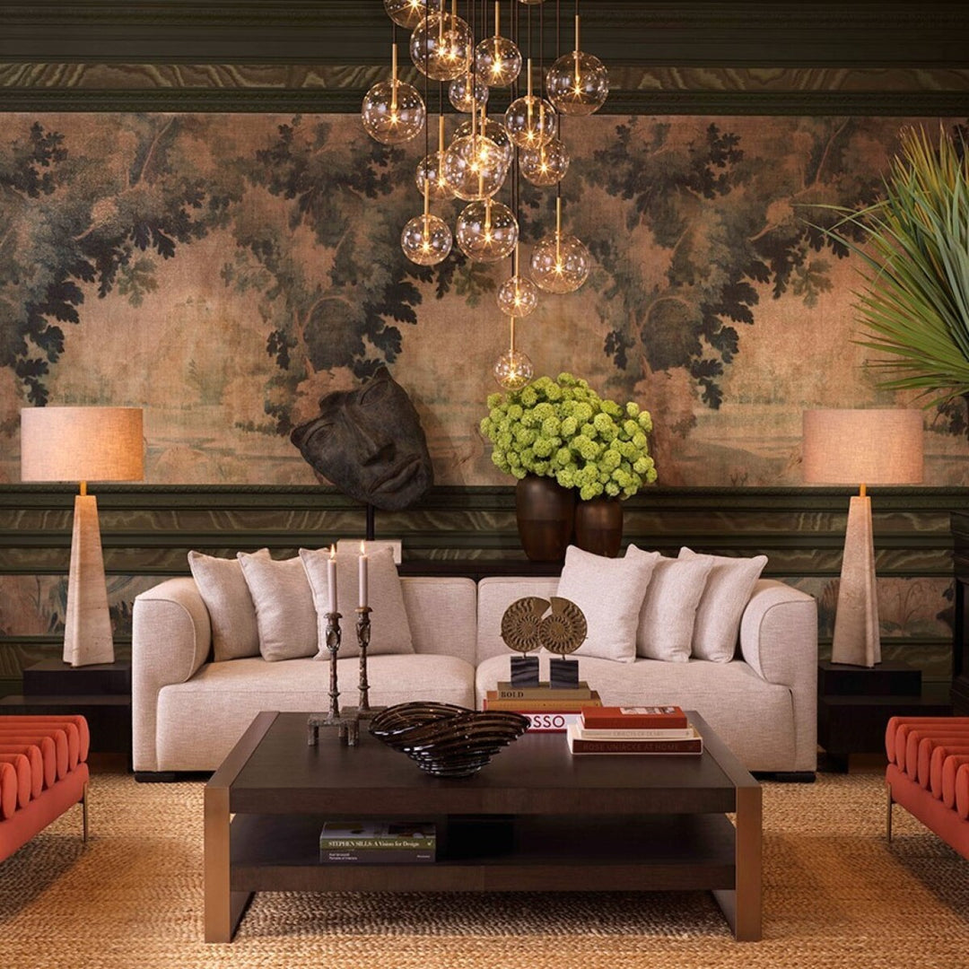 Coffee Table Guinness Mocha Oak Veneer Tables Eichholtz