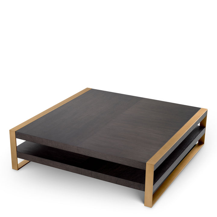 Coffee Table Guinness Mocha Oak Veneer Tables Eichholtz