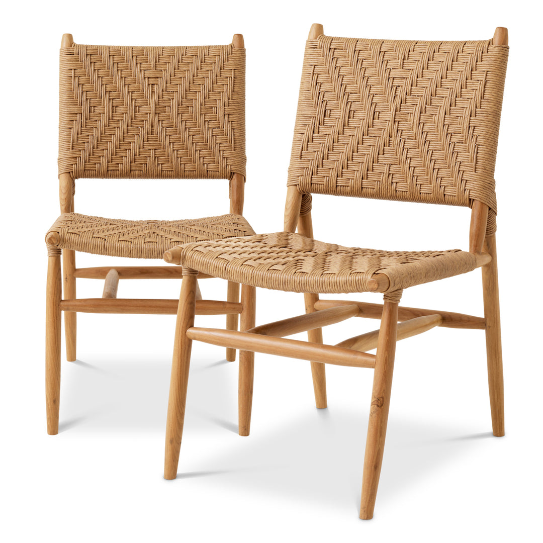 Outdoor Dining Chair Laroc Set Of 2 Outdoor Eichholtz