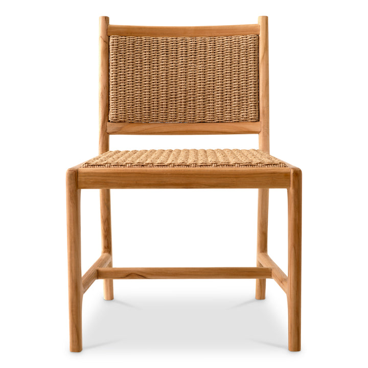 Outdoor Dining Chair Pivetti Natural Teak Outdoor Eichholtz