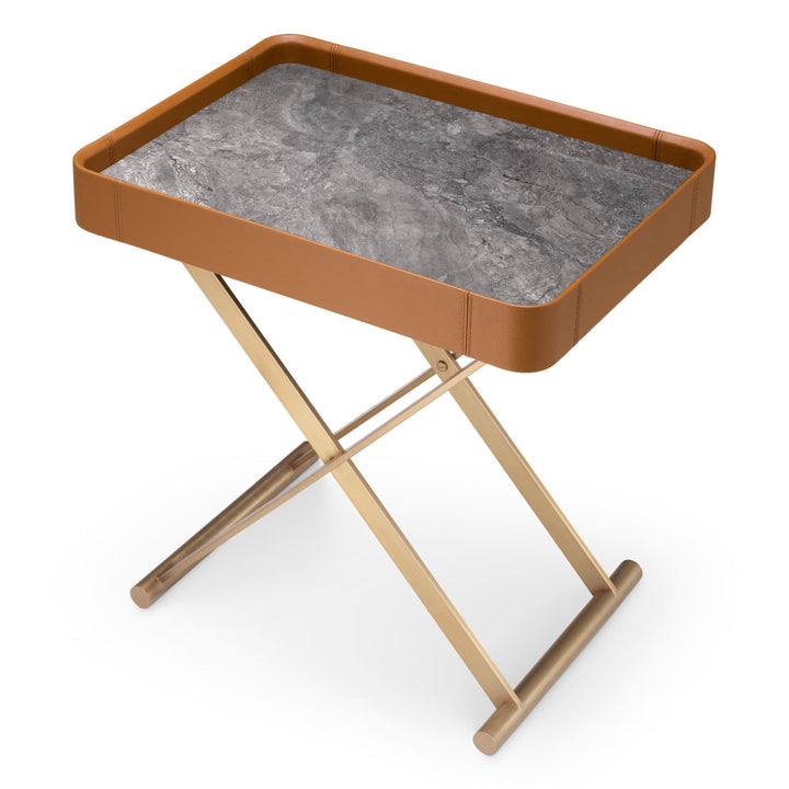 Butler Tray Monarch Brushed Brass Finish Furniture Eichholtz