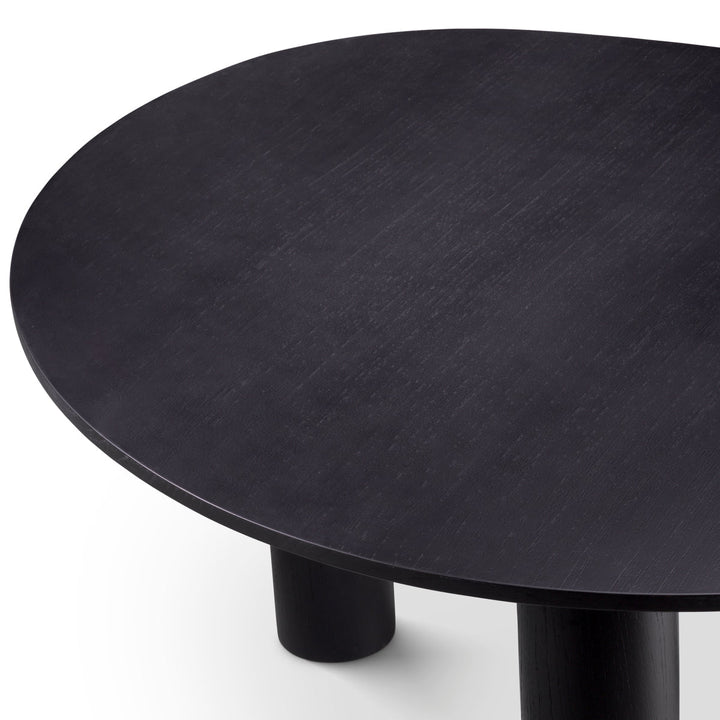 Dining Table Lombardo Black Veneer Tables Eichholtz