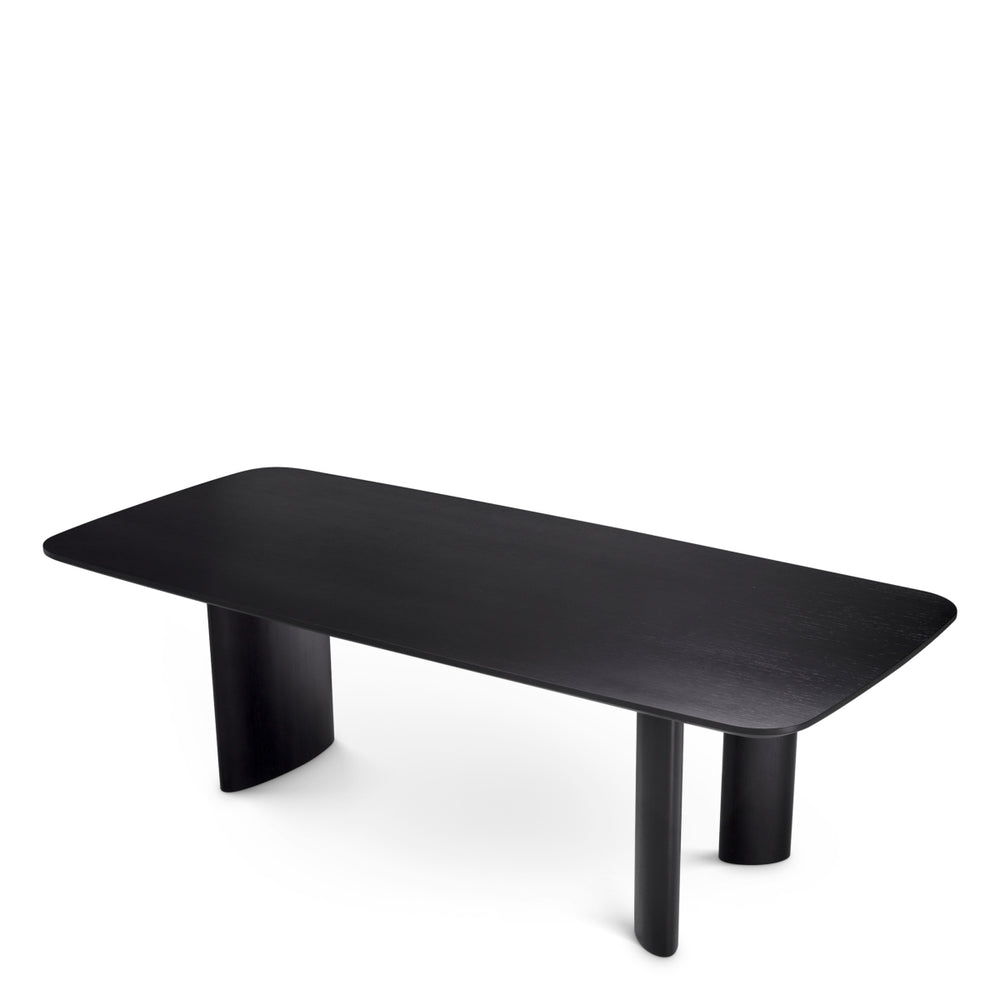 Dining Table Harmonie S Black Veneer Tables Eichholtz