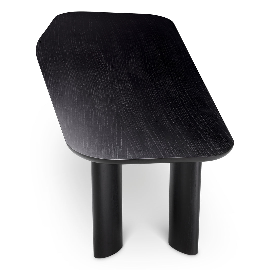 Dining Table Flemings Black Veneer Tables Eichholtz