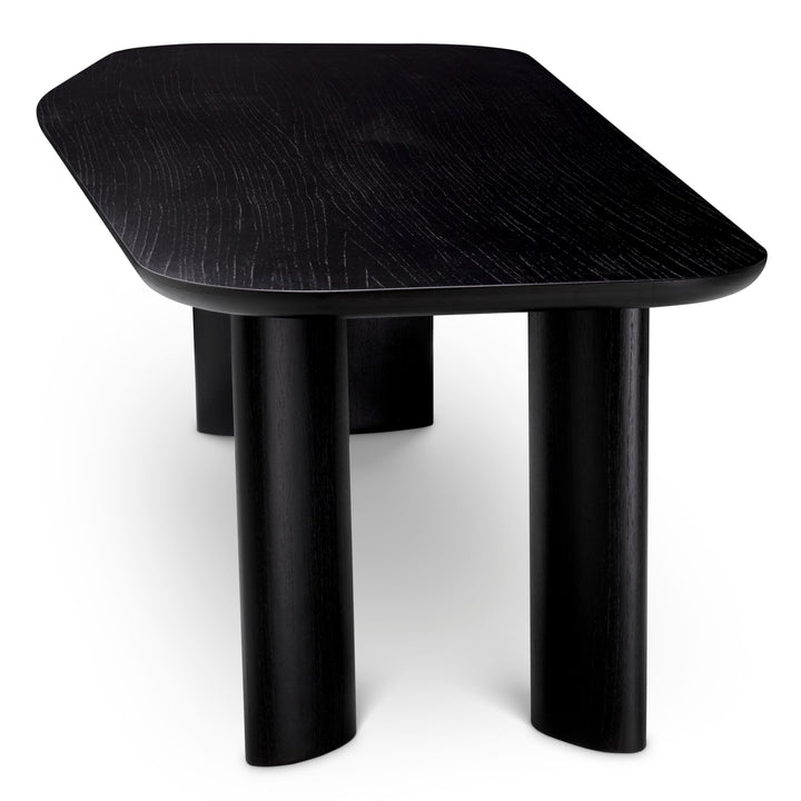 Dining Table Flemings Black Veneer Tables Eichholtz