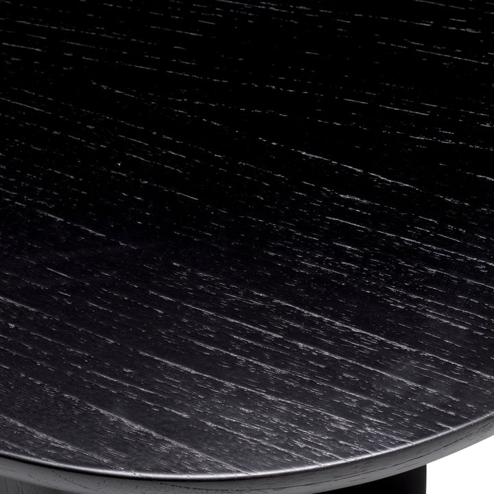 Dining Table Lindner Black Veneer Tables Eichholtz