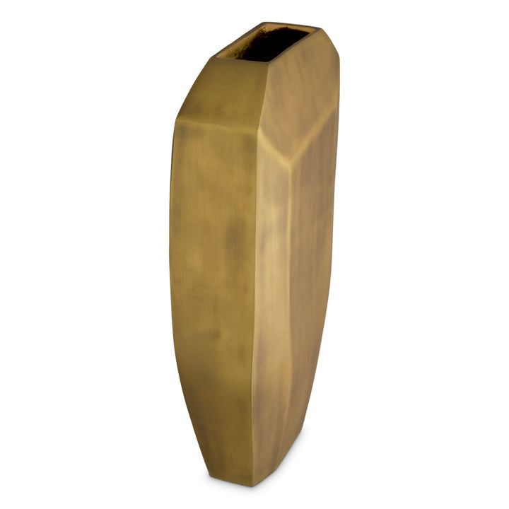 Vase Linos L Antique Brass Finish Accessories Eichholtz