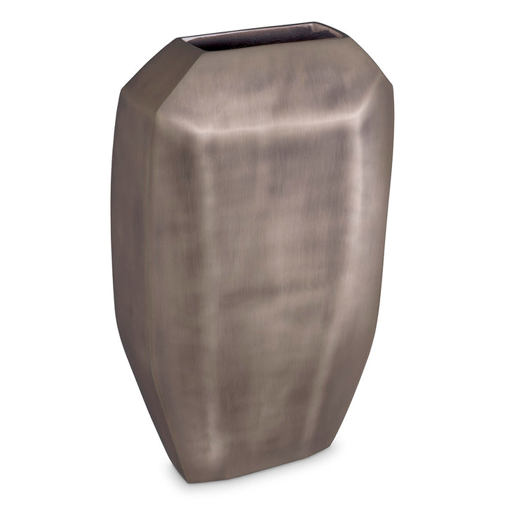 Vase Linos L Matte Nickel Finish Accessories Eichholtz