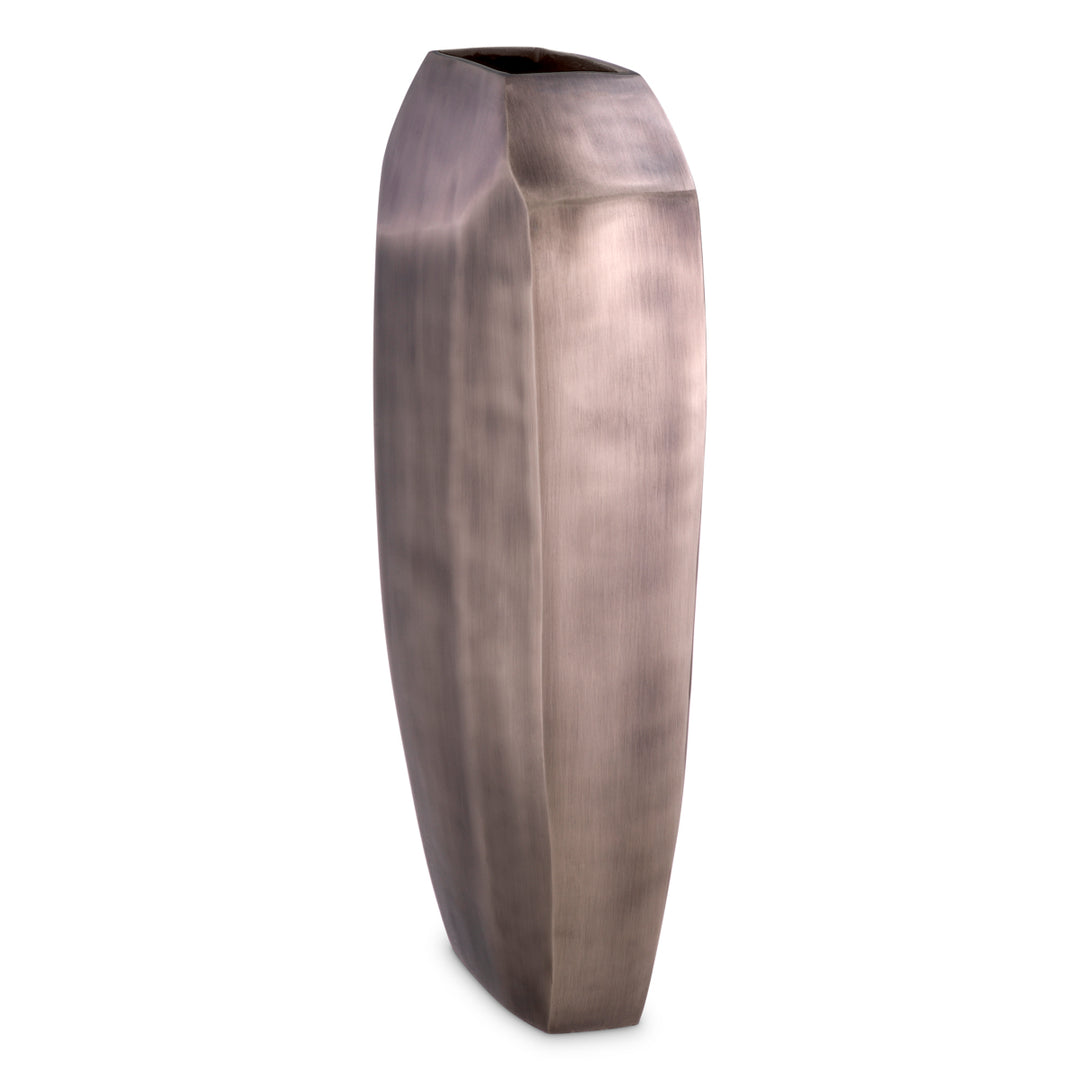 Vase Linos L Matte Nickel Finish Accessories Eichholtz
