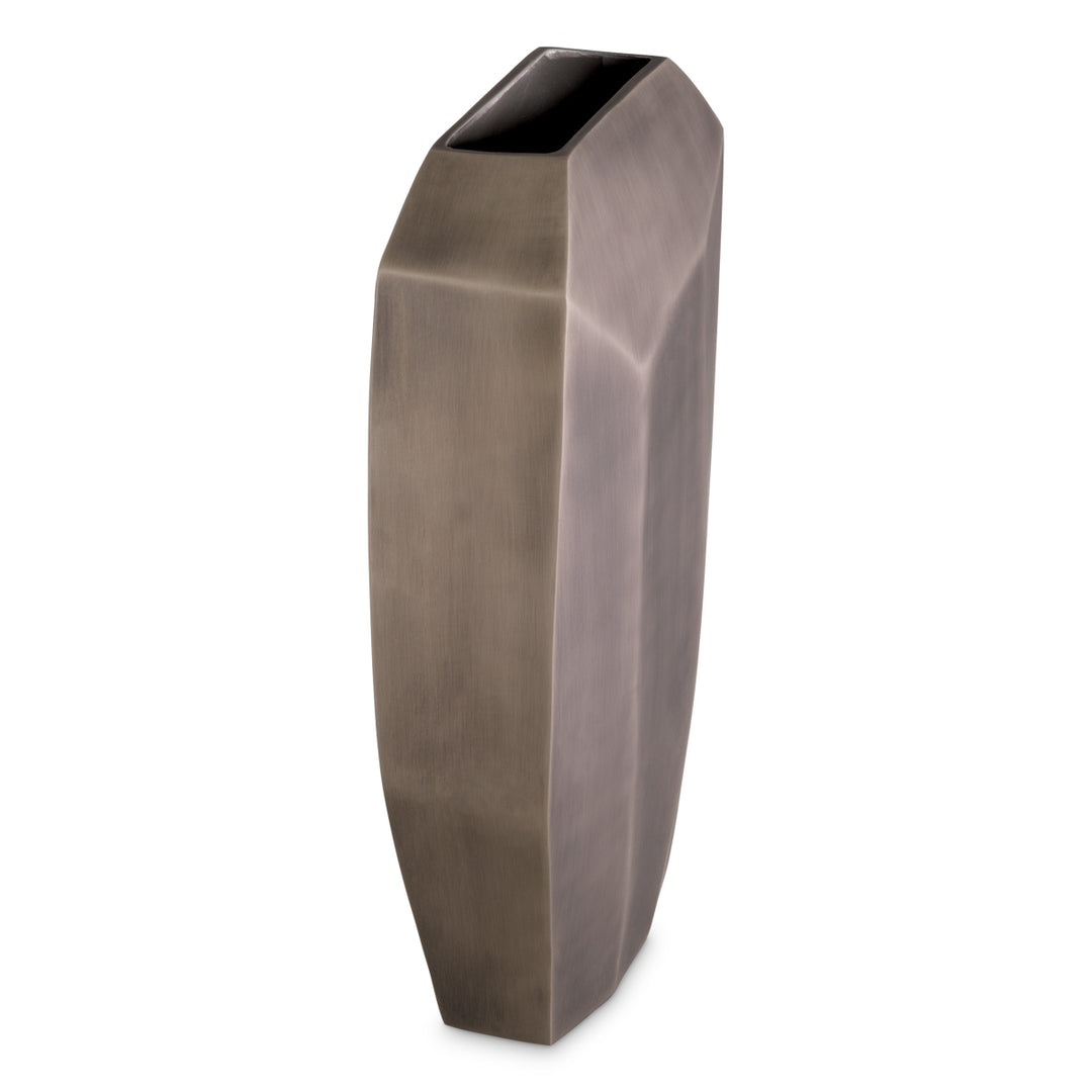 Vase Linos S Matte Nickel Finish Accessories Eichholtz