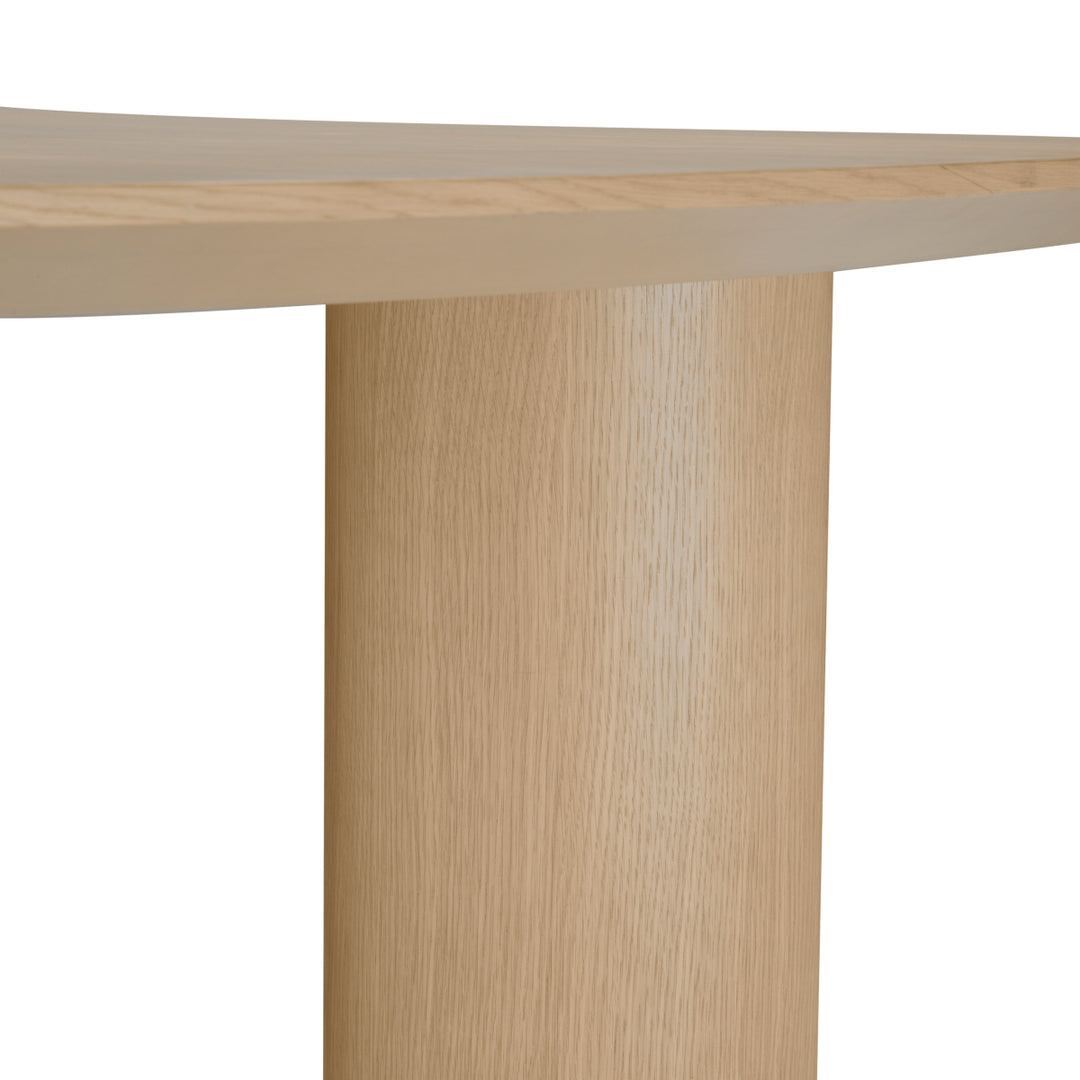 Dining Table Bergman L Natural Oak Veneer Tables Eichholtz