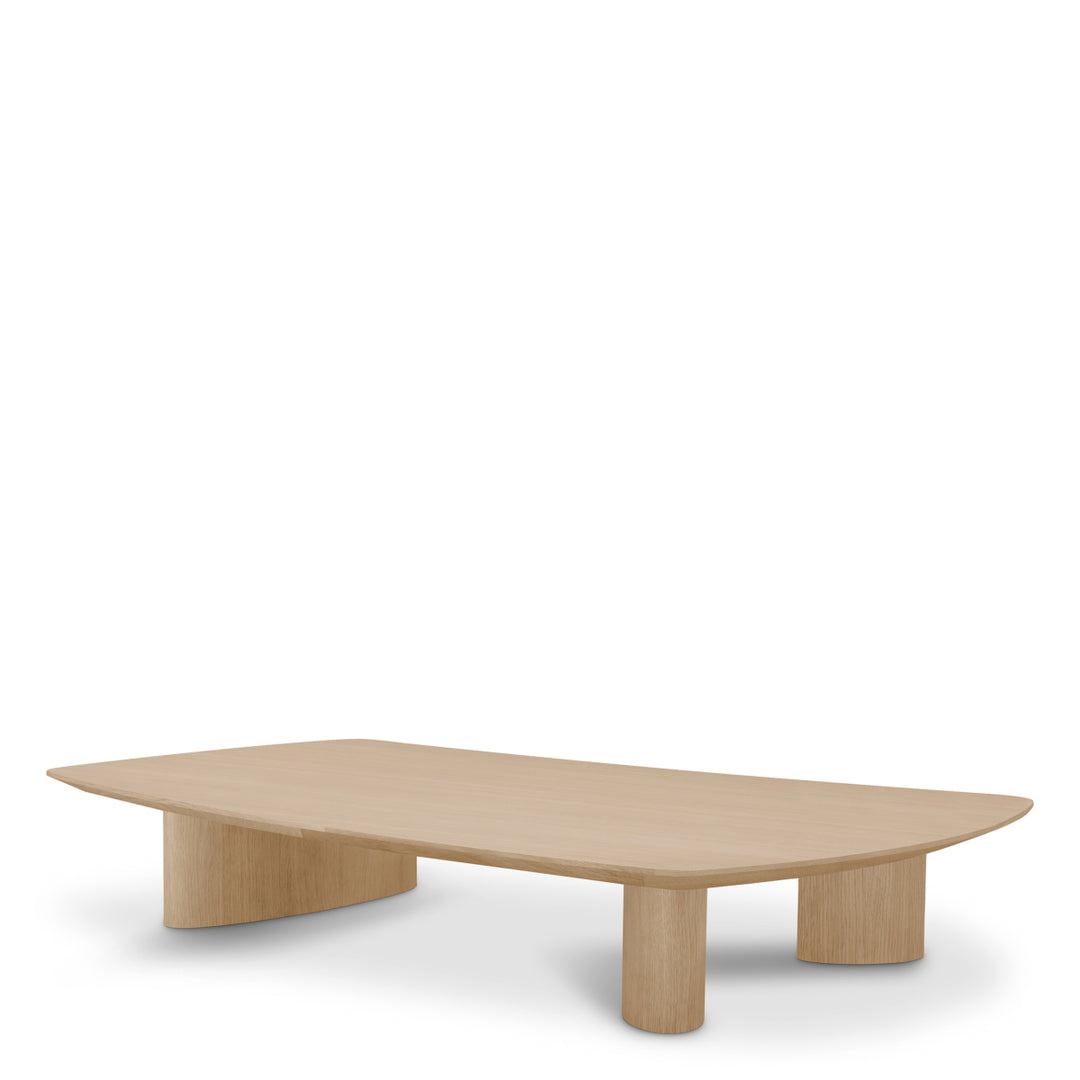 Coffee Table Bergman Natural Oak Veneer Tables Eichholtz