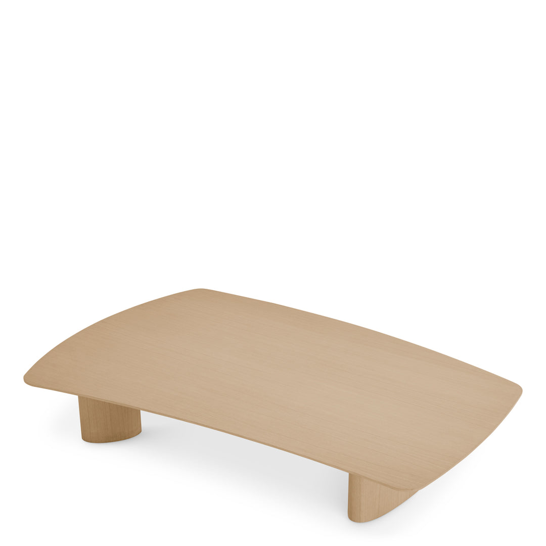 Coffee Table Bergman Natural Oak Veneer Tables Eichholtz