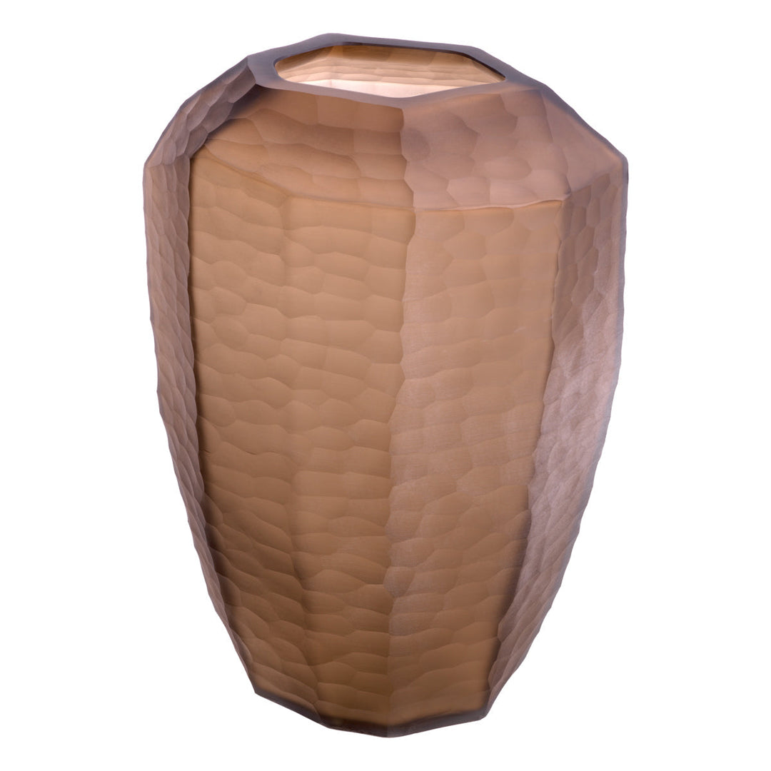 Vase Larisa Hand Blown Glass Brown Colour Accessories Eichholtz