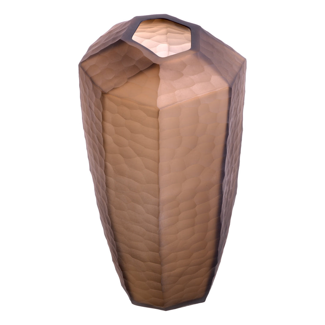 Vase Larisa Hand Blown Glass Brown Colour Accessories Eichholtz