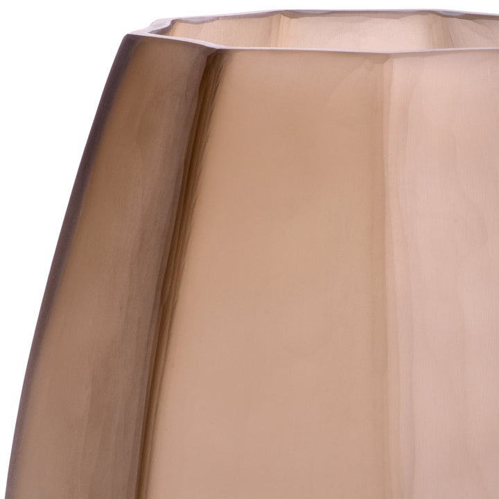 Vase Tiara S Hand Blown Glass Brown Colour Accessories Eichholtz