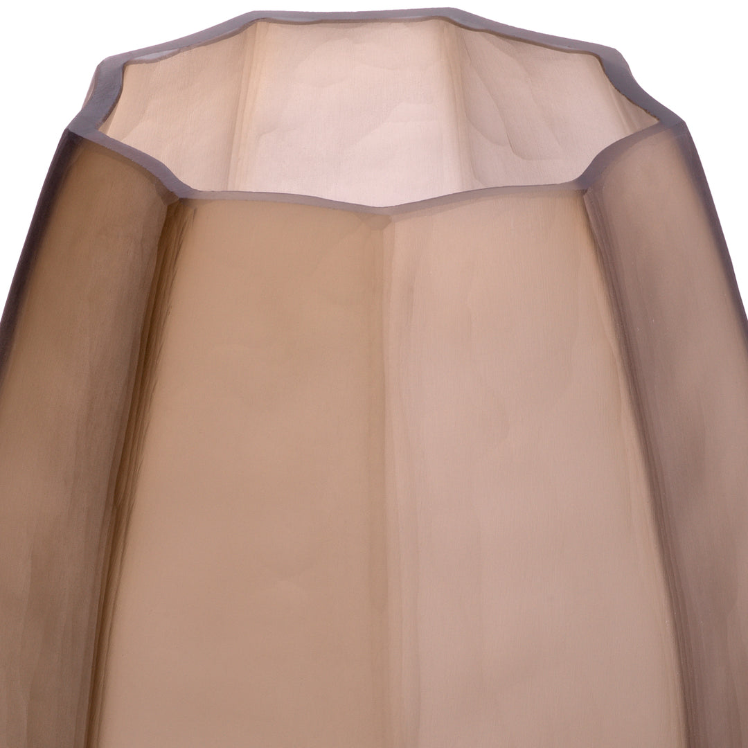 Vase Tiara S Hand Blown Glass Brown Colour Accessories Eichholtz