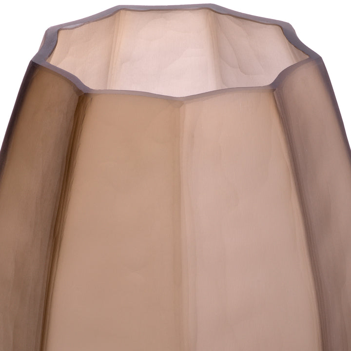 Vase Tiara S Hand Blown Glass Brown Colour Accessories Eichholtz