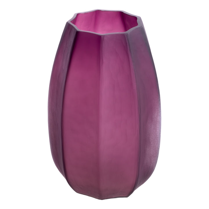 Vase Tiara S Hand Blown Glass Purple Colour Accessories Eichholtz