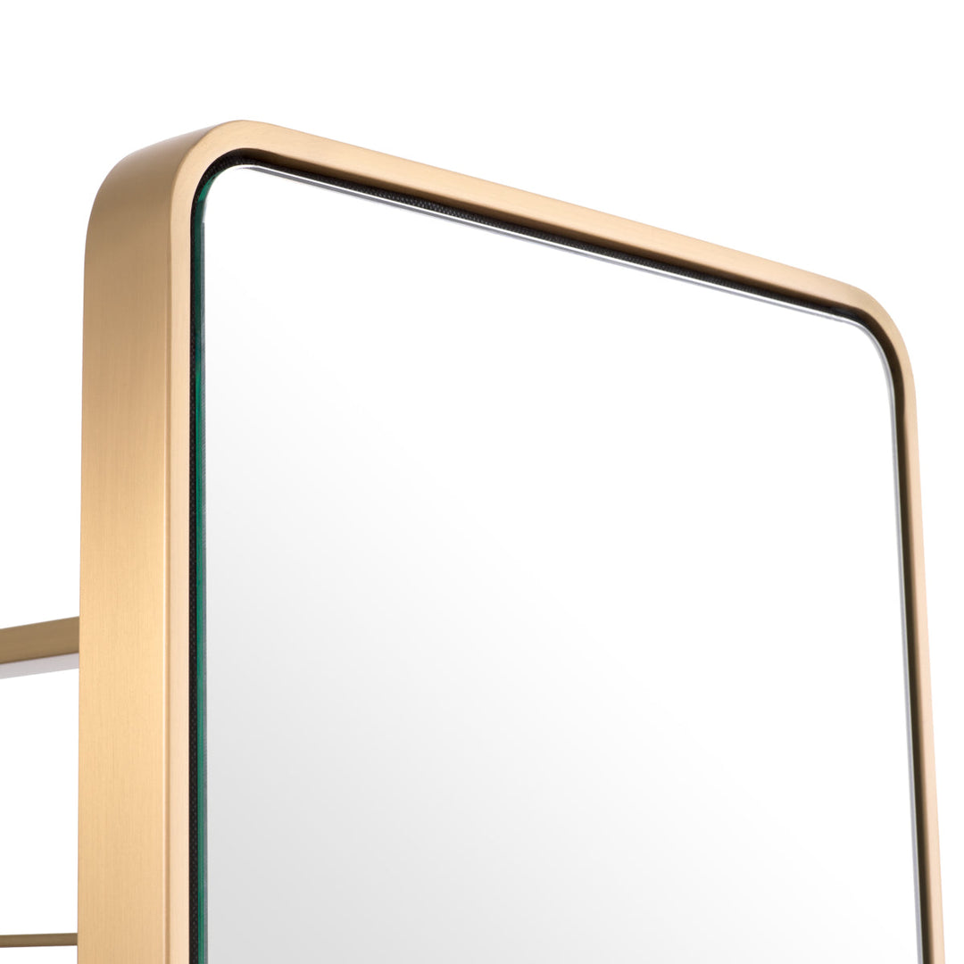 Floor Mirror Novo With Coatrack Accessories Eichholtz