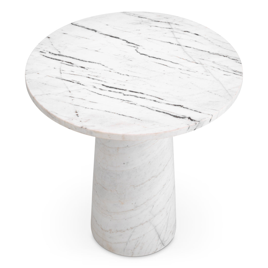 Side Table Terry White Marble Tables Eichholtz
