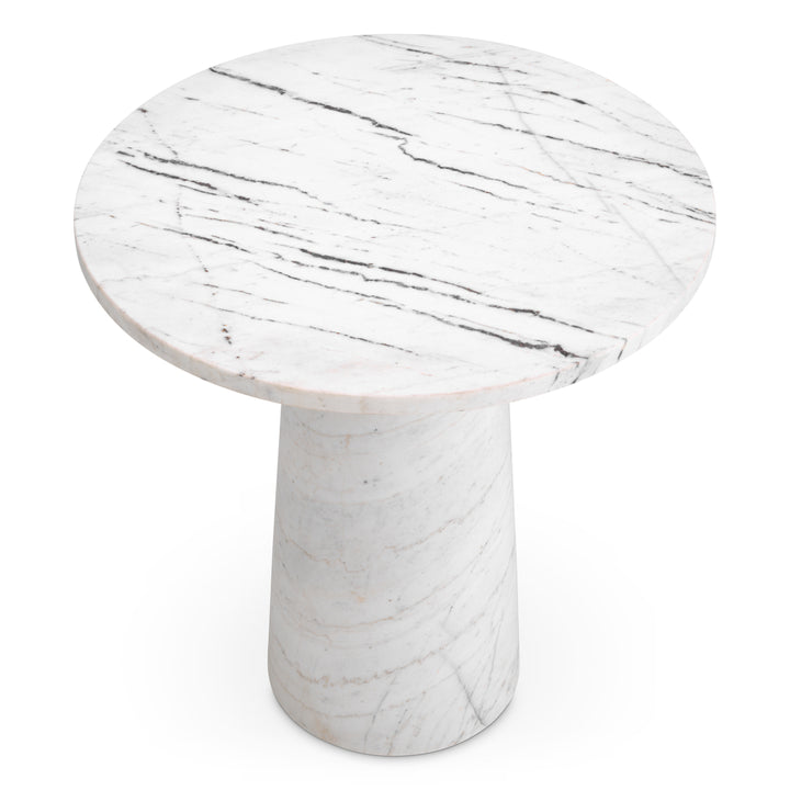 Side Table Terry White Marble Tables Eichholtz