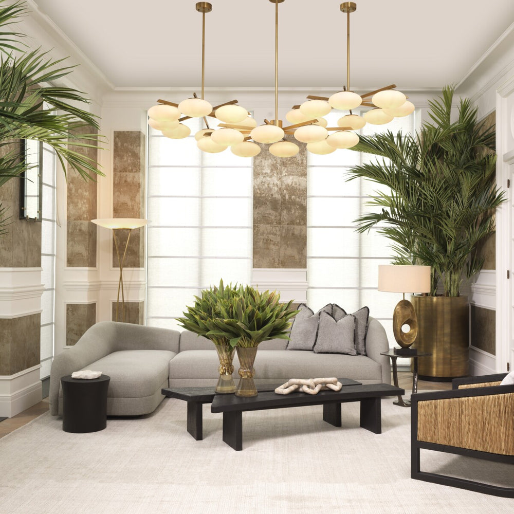 Chandelier Evergreen Double Lighting Eichholtz