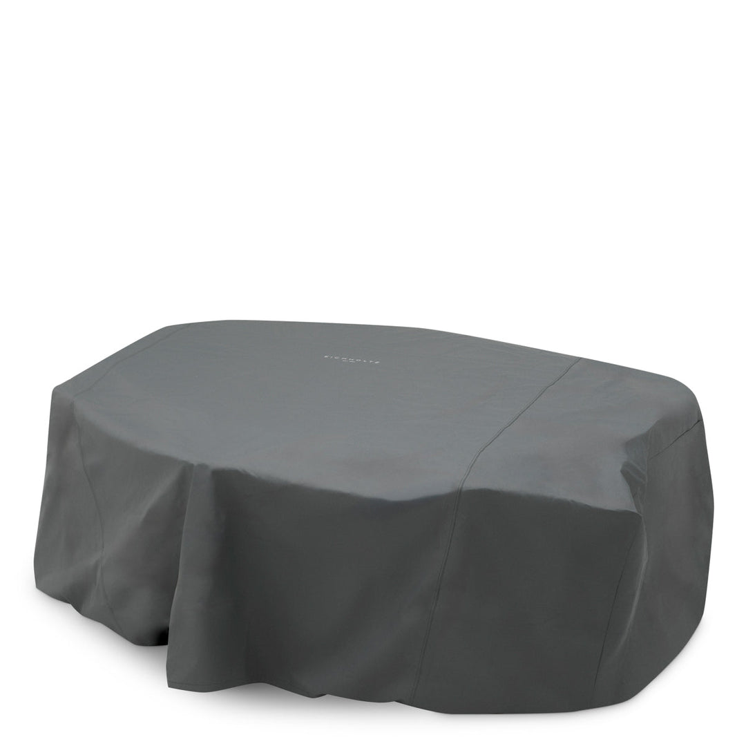 Dining Table Volterra Oval Bronze Finish Outdoor Eichholtz