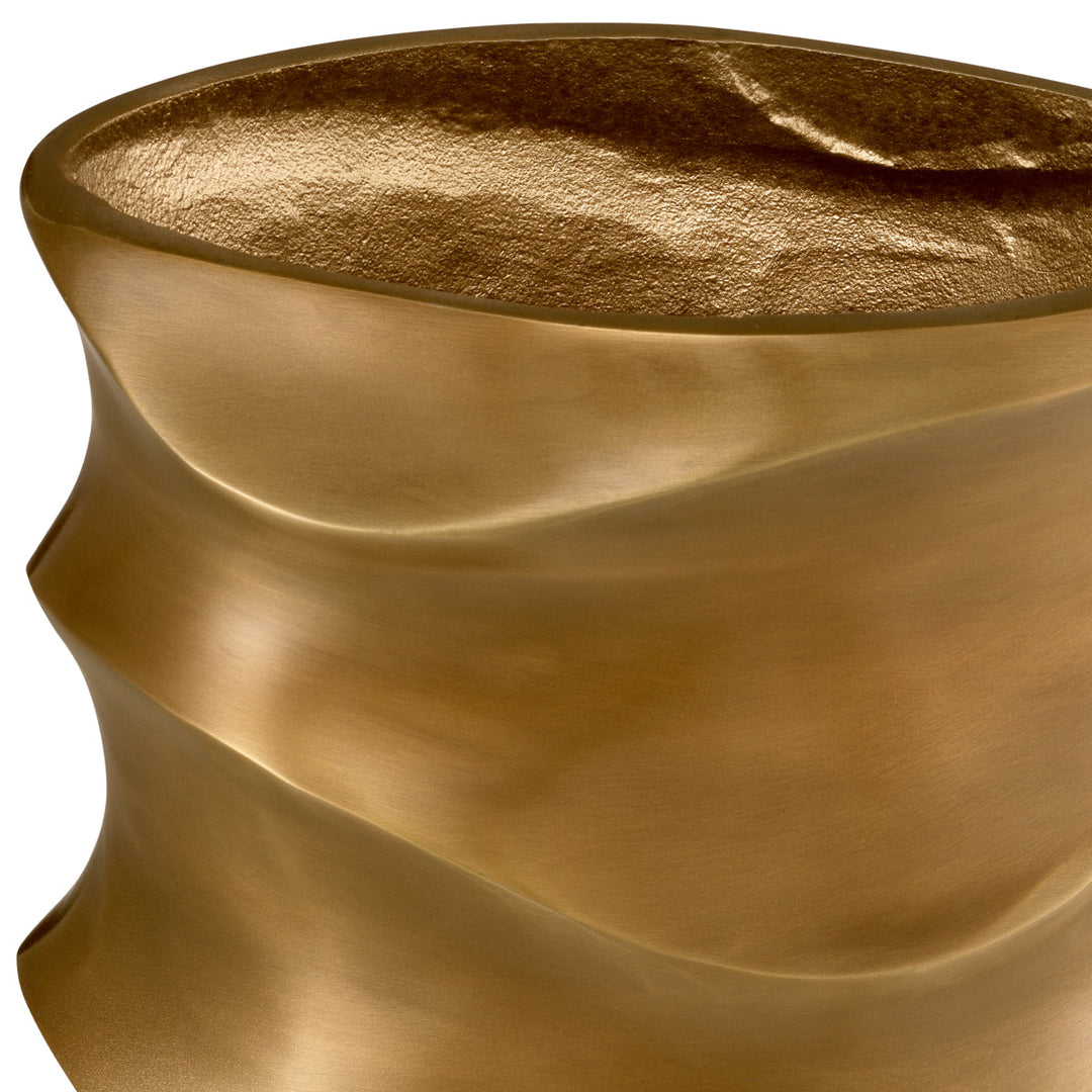 Vase Rapho Vintage Brass Finish Accessories Eichholtz