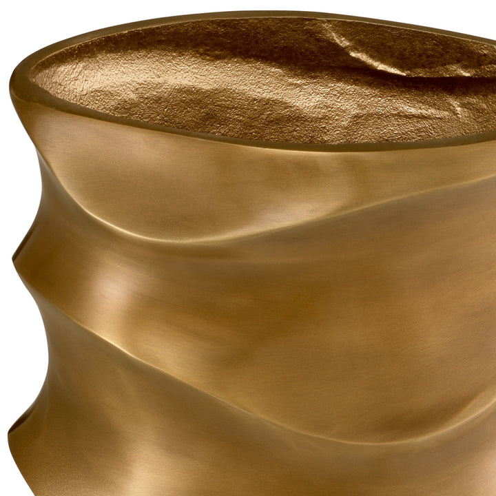 Vase Rapho Vintage Brass Finish Accessories Eichholtz