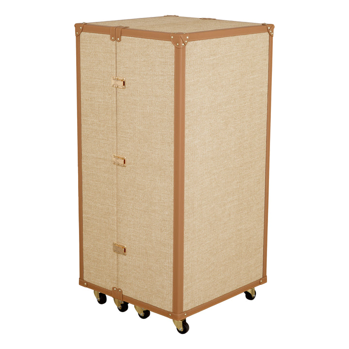 Bar Cabinet Martini Bianco Rattan Look Cabinets Eichholtz