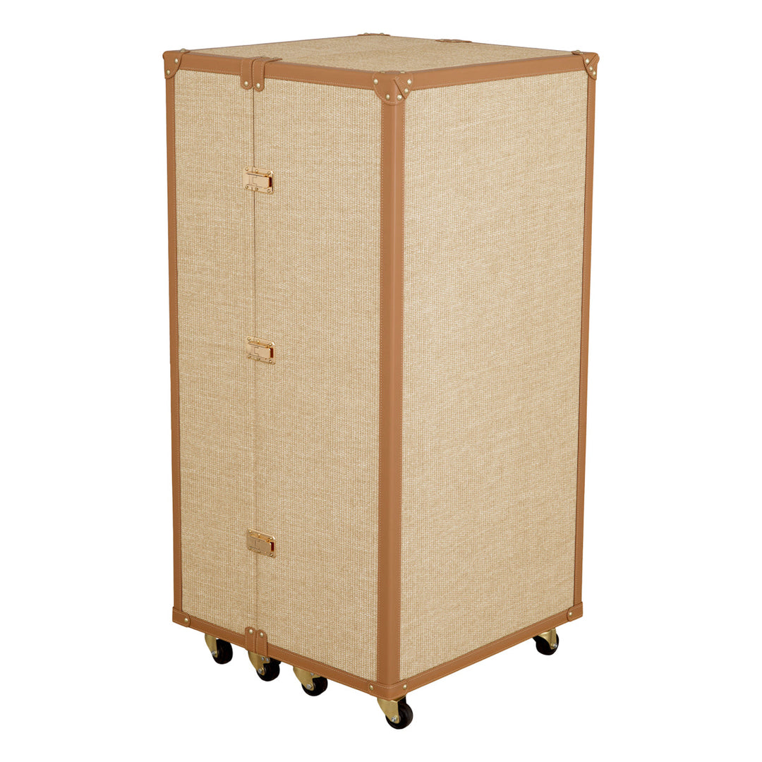 Bar Cabinet Martini Bianco Rattan Look Cabinets Eichholtz