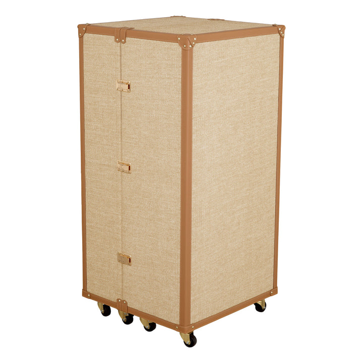Bar Cabinet Martini Bianco Rattan Look Cabinets Eichholtz