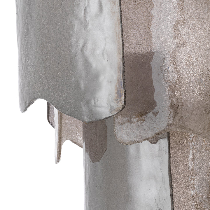 Chandelier Asinara S Antique Brass Finish Smoke Glass Lighting Eichholtz