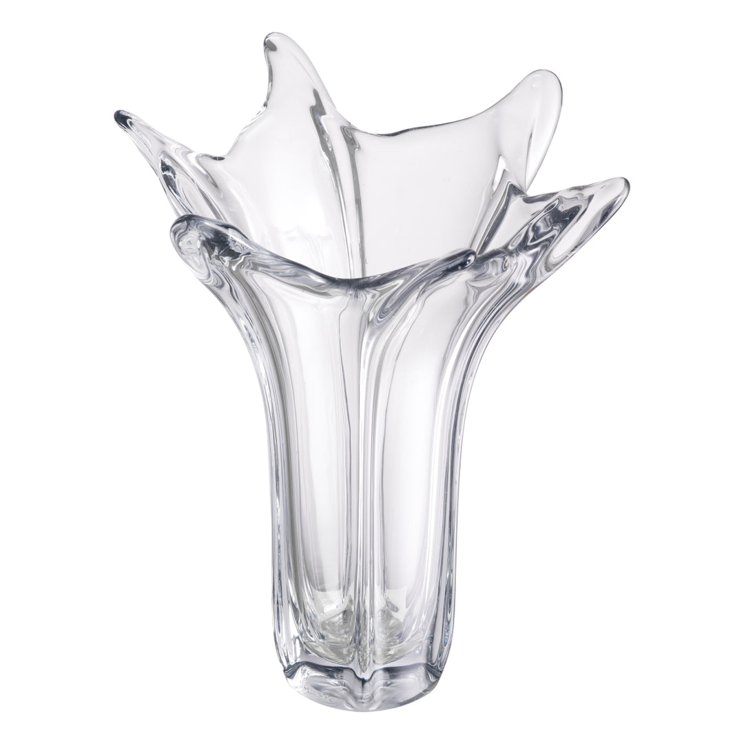 Vase Sutter Handblown Glass Clear Accessories Eichholtz